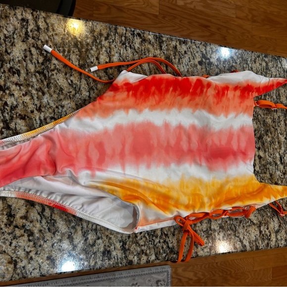 Sanctuary Womens Pink Desert Dreamer Square Neck Multicolor Swimsuit Size M - Picture 6 of 7